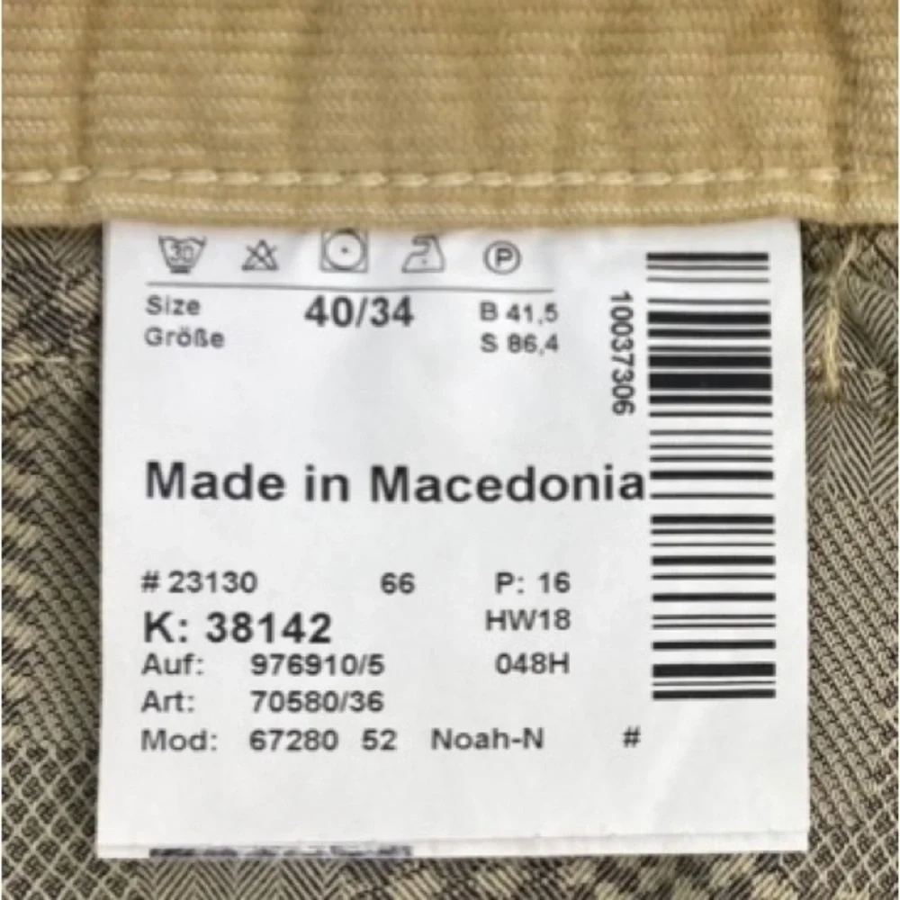𝅺bullock & Jones Men’s Khaki Tan Corduroy Straight-Leg Pants, EUC, Size 40x34 - Picture 13 of 14